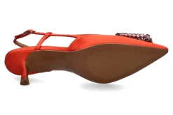 Damen Bibi Lou Slingpumps CHOCO ORANGE