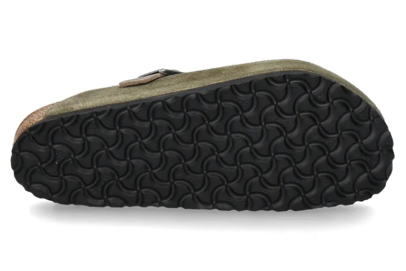 Herren Birkenstock Clogs BOSTON BS MISCHLEDER NORMALE WEITE- thyme/grün