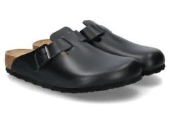 Herren Birkenstock Clogs BOSTON BS NATURLEDER NORMALE WEITE- black/schwarz