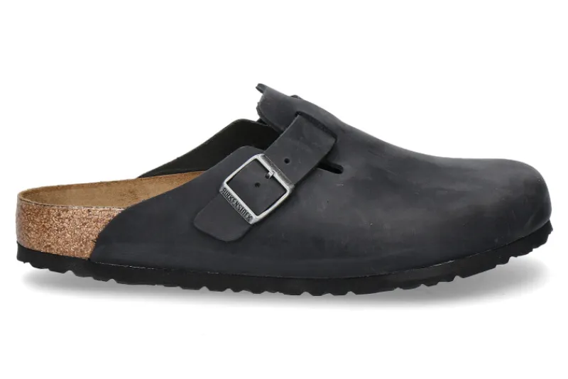 Herren Birkenstock Clogs BOSTON NORMAL BLACK