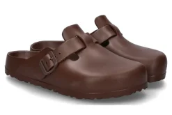 Damen Birkenstock Damen- Clogs BOSTON EVA SCHMALE WEITE- roast/braun