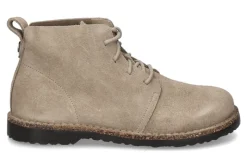 Herren Birkenstock Herren- Stiefelette UPPSALA MID VELOURSLEDER- taupe