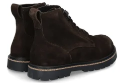 Herren Birkenstock Herren- Stiefelette HIGHWOD LACE MID VELOURSLEDER- mocca/braun