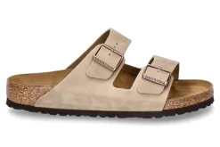 Herren Birkenstock Herren-Pantolette ARIZONA NORMAL NATURLEDER- tabacco brown