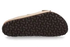 Herren Birkenstock Herren-Pantolette ARIZONA NORMAL NATURLEDER- tabacco brown