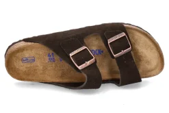 Herren Birkenstock Pantolette ARIZONA SCHMAL VELOURS- mocca/ braun