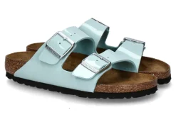 Damen Birkenstock Pantolette ARIZONA SCHMAL PATENT- surf green
