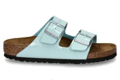 Damen Birkenstock Pantolette ARIZONA SCHMAL PATENT- surf green