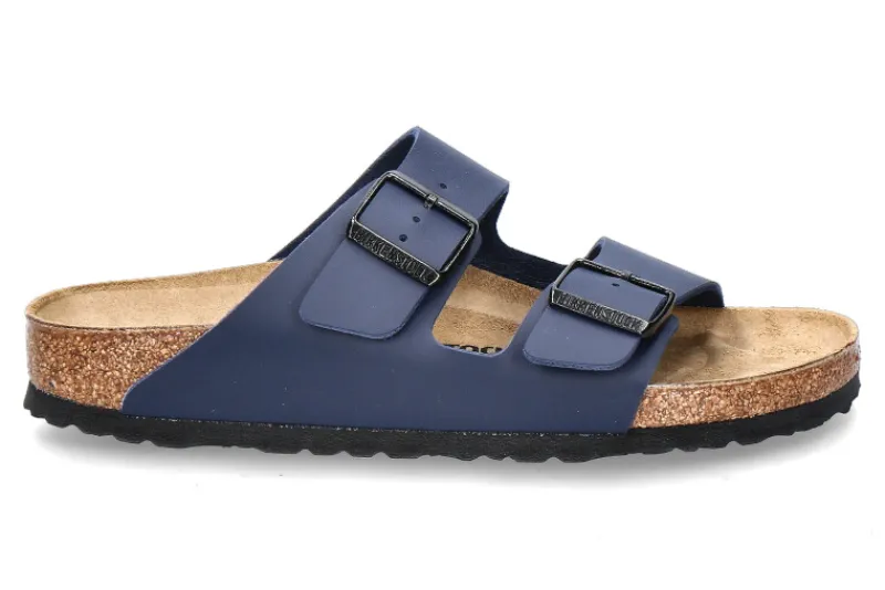 Damen Birkenstock Pantolette ARIZONA SCHMAL BIRKO-FLOR-blau