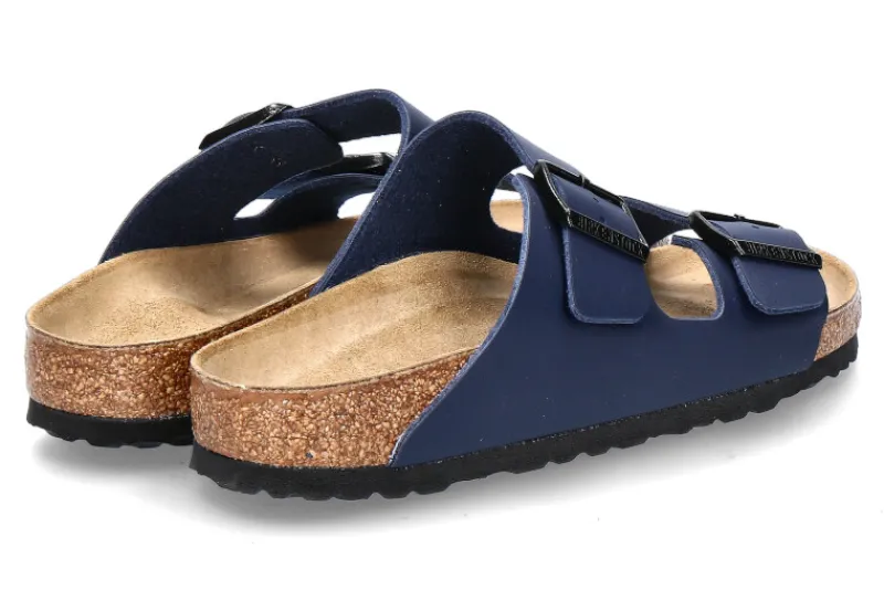 Damen Birkenstock Pantolette ARIZONA SCHMAL BIRKO-FLOR-blau