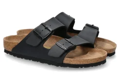Damen Birkenstock Pantolette ARIZONA NORMAL BIRKO-FLOR SCHWARZ