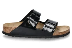 Damen Birkenstock Pantolette ARIZONA BIRKO-FLOR NORMAL- black patent