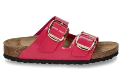Damen Birkenstock Pantolette ARIZONA BIG BUCKLE SCHMAL- patent fuchsia fusion
