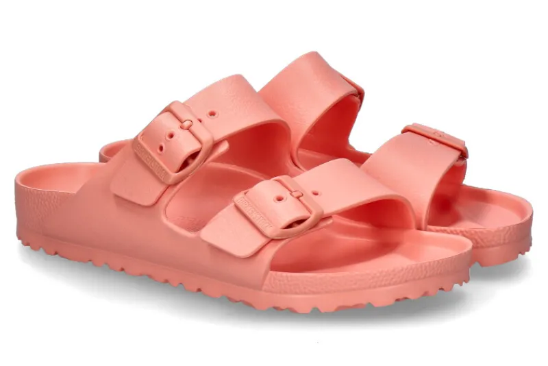 Damen Birkenstock Pantolette ARIZONA EVA SCHMALE WEITE- coral peach