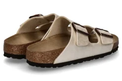 Damen Birkenstock Pantolette ARIZONA BS BIRKO-FLOR- graceful pearl white