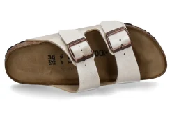 Damen Birkenstock Pantolette ARIZONA BS BIRKO-FLOR- graceful pearl white