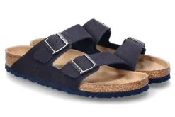 Herren Birkenstock Pantolette ARIZONA NORMAL DESERT DUST- indigo blue