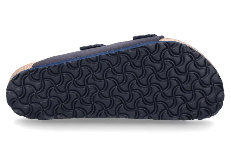 Herren Birkenstock Pantolette ARIZONA NORMAL DESERT DUST- indigo blue