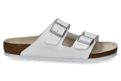 Damen Birkenstock Pantolette ARIZONA NORMAL BIRKO-FLOR WEISS (37 )