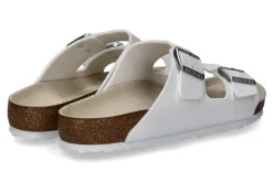 Damen Birkenstock Pantolette ARIZONA NORMAL BIRKO-FLOR WEISS (37 )