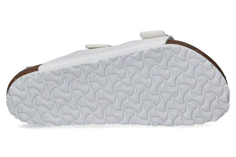 Damen Birkenstock Pantolette ARIZONA NORMAL BIRKO-FLOR WEISS (37 )