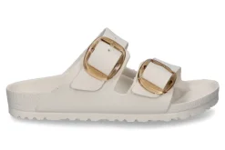 Damen Birkenstock Pantolette ARIZONA BIG BUCKLE EVA SCHMALE WEITE- eggshell