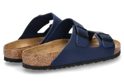 Damen Birkenstock Pantolette ARIZONA BIRKO-FLOR NORMAL- blau