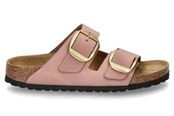 Damen Birkenstock Pantolette ARIZONA BIG BUCKLE NUBUKLEDER- old rose