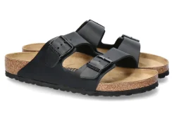 Damen Birkenstock Pantolette ARIZONA NORMAL LEDER- schwarz