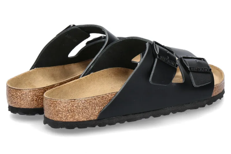 Damen Birkenstock Pantolette ARIZONA NORMAL LEDER- schwarz