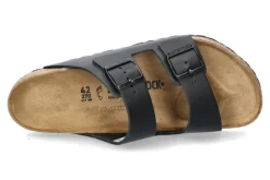 Damen Birkenstock Pantolette ARIZONA NORMAL LEDER- schwarz