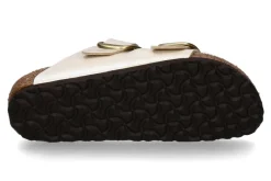 Damen Birkenstock Pantolette ARIZONA SCHMAL BIG BUCKLE- pearl white