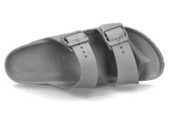 Damen Birkenstock Pantolette ARIZONA EVA SCHMALE WEITE- stone coin/grau