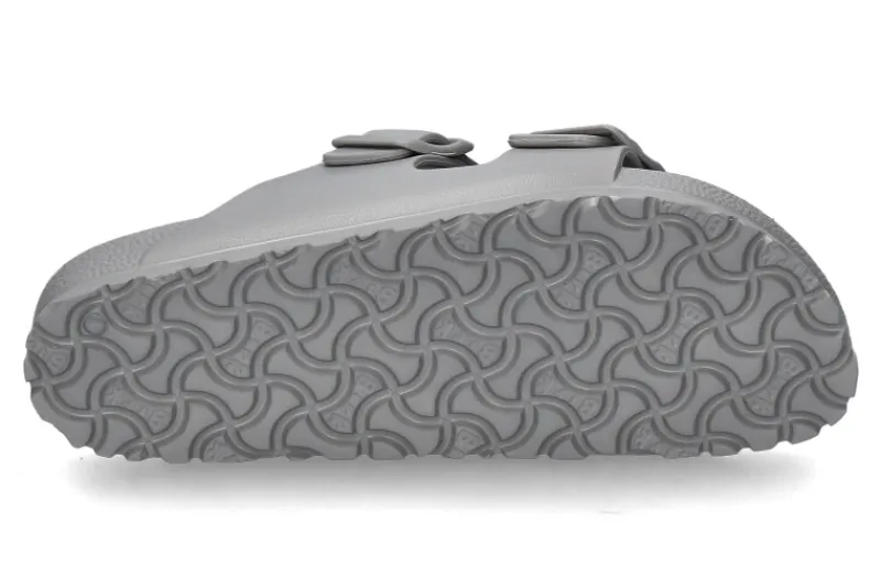 Damen Birkenstock Pantolette ARIZONA EVA SCHMALE WEITE- stone coin/grau