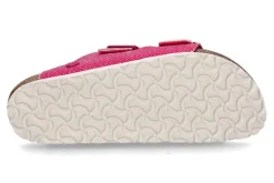 Damen Birkenstock Pantolette ARIZONA RIVET LOGO SCHMAL vegan canvas fuchsia
