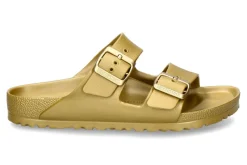 Damen Birkenstock Pantolette ARIZONA SCHMAL- glamour gold