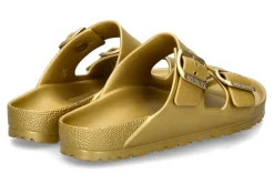 Damen Birkenstock Pantolette ARIZONA SCHMAL- glamour gold