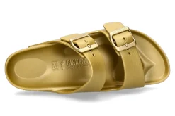 Damen Birkenstock Pantolette ARIZONA SCHMAL- glamour gold