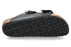 Damen Birkenstock Pantolette ARIZONA SCHMALE WEITE- shiny lizard black