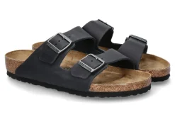 Herren Birkenstock Pantolette ARIZONA NORMAL Naturleder schwarz