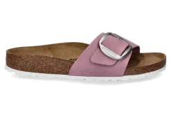 Damen Birkenstock Pantolette BIG BUCKLE MADRID SCHMAL- orchid