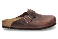 Herren Birkenstock Pantolette Boston BS Braun