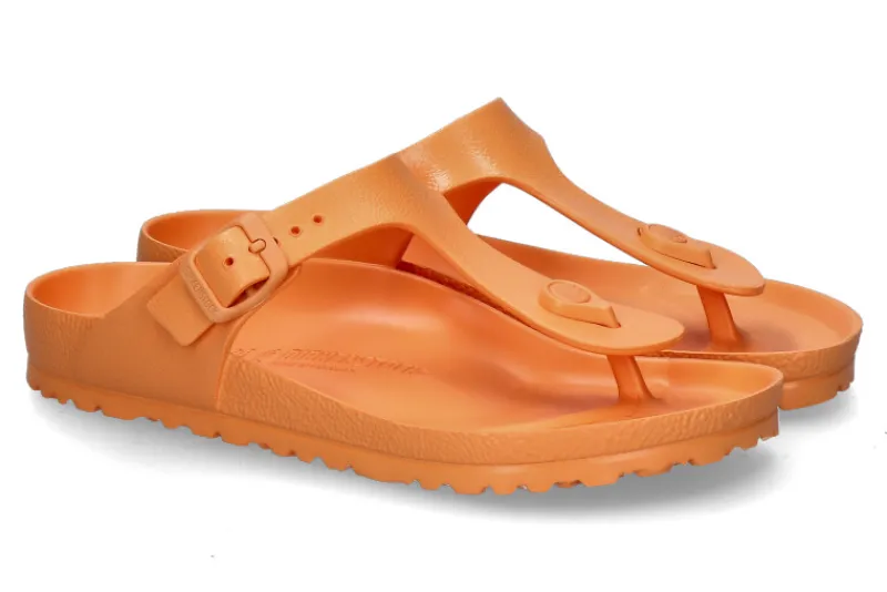 Damen Birkenstock Pantolette GIZEH NORMAL papaya
