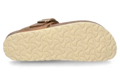 Damen Birkenstock Pantolette GIZEH BIG BUCKLE NATURLEDER GEÖLT- cognac