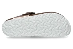 Damen Birkenstock Pantolette GIZEH BS NATURLEDER- metallic copper/roségold