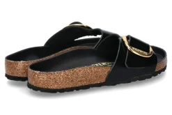 Damen Birkenstock Pantolette MADRID BIG BUCKLE NORMAL -highshine black