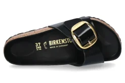 Damen Birkenstock Pantolette MADRID BIG BUCKLE NORMAL -highshine black