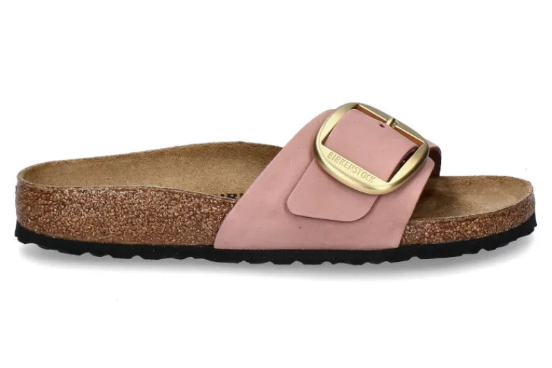 Damen Birkenstock Pantolette MADRID BIG BUCKLE SCHMAL OLD ROSE