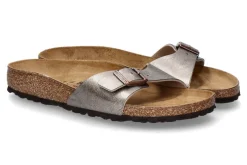 Damen Birkenstock Pantolette MADRID SCHMAL- graceful taupe