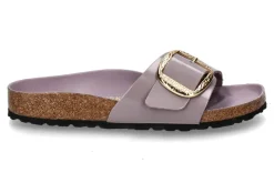 Damen Birkenstock Pantolette MADRID SCHMAL BIG BUCKLE- high shine faded purple